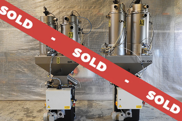 3920 DOTECO Gravimetric Batch Blenders, 4 comp. (10) Gravimetric Batch Blenders | DOTECO GRADO