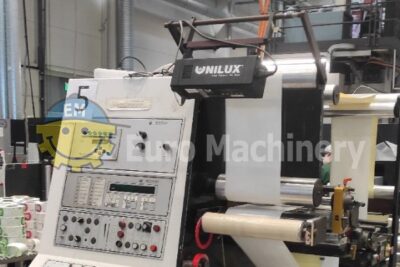 Rotoflex slitter-rewinder for label.