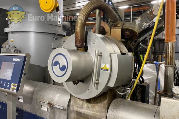 60421 plastic pellet making machine Intarema 1108 TVEplus LF (4) Plastic pellet making machine INTAREMA 1108 TVEplus with double degassing and laser continuous filter.